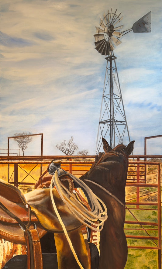 Waiting on the Wind — Cold-Pressed Paper Print by Jay Decker
