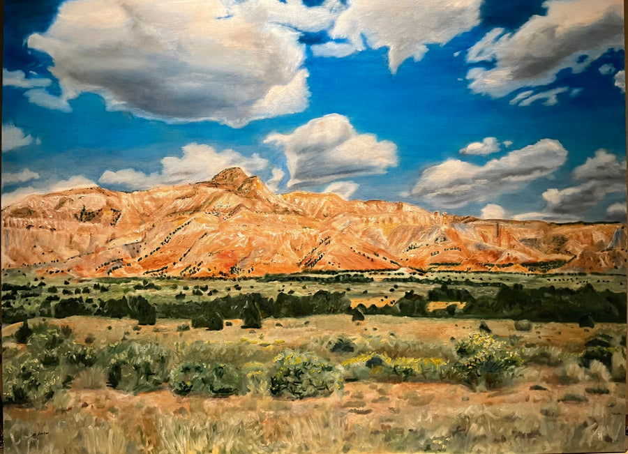 NW of Abiquiu — fine art print of original 48x36 oil landscape by Jay Decker